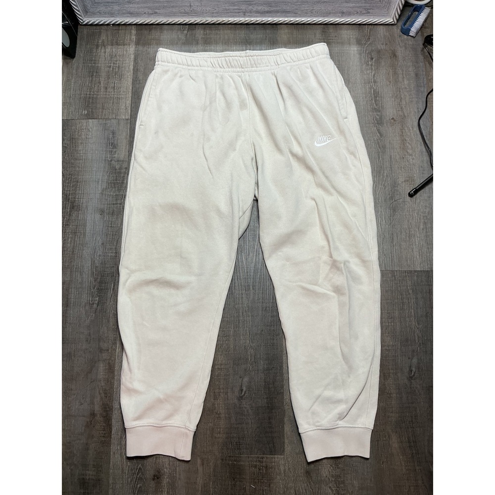 Nike Sportswear Club Fleece Joggers Cream Oatmeal XL BV2671-113